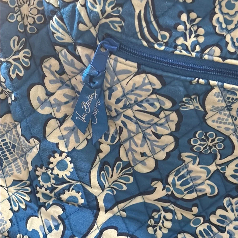 👜 Vera Bradley Blue Lagoon Large Hobo Bag Retired Pattern